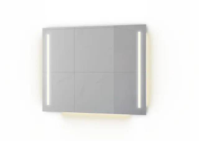 Speil IDA 100 100x75cm led-lys stikk 