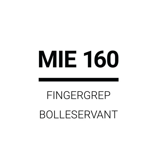 MIE 160 Møbelpakke med fingergrep Mix & Match m/ 1 stk. bolleservant 