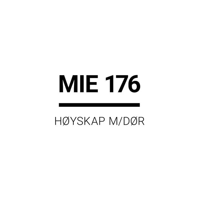 MIE 176 Høyskap Mix & Match 