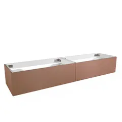 Servantskap trend MIE DEMI 180 180x46x29cm plomme lakk servant x2