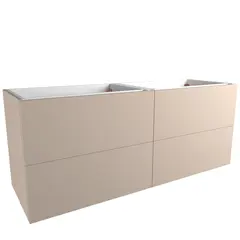 Servantskap trend MIE 180dbl 180x46x57cm varm beige lakk