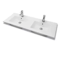 Servant ADA 120dbl thin 121x46x1,8cm porselen hvit